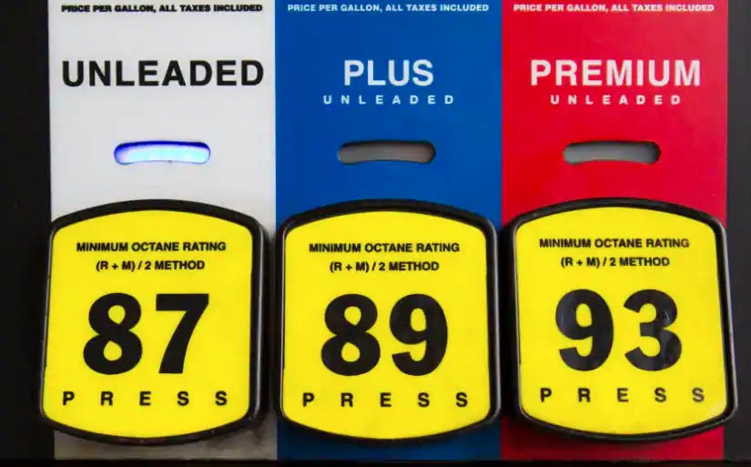 Different gas choices.